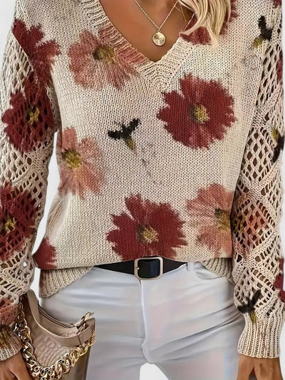 Sara™ | Sweater élégant avec motif floral