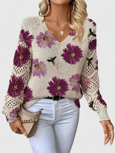 Sara™ | Sweater élégant avec motif floral