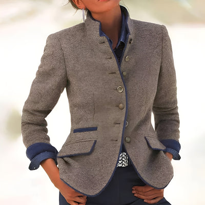 Amira™ | Cardigan élégant avec col haut