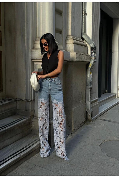 Flora™ | Jeans Fleuris