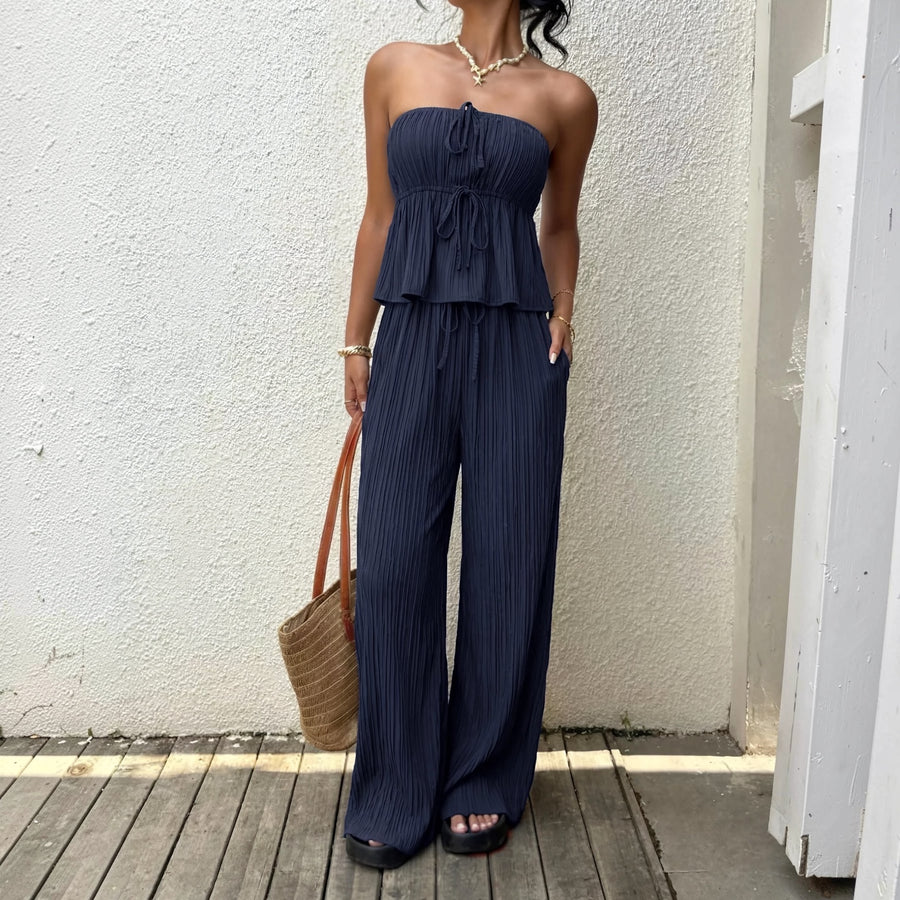 Élise™ | Ensemble tube et pantalon large