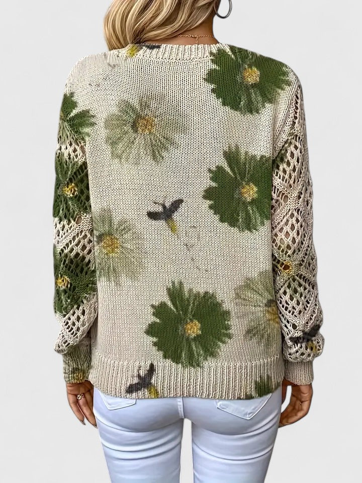 Sara™ | Sweater élégant avec motif floral
