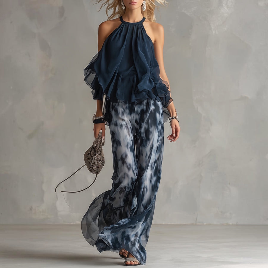 VIVIENNE™ | Ensemble Volanté & Pantalon
