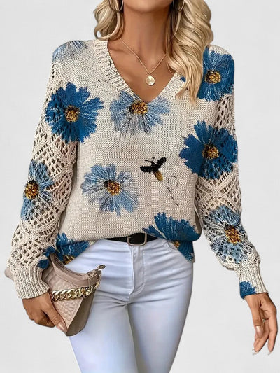 Sara™ | Sweater élégant avec motif floral