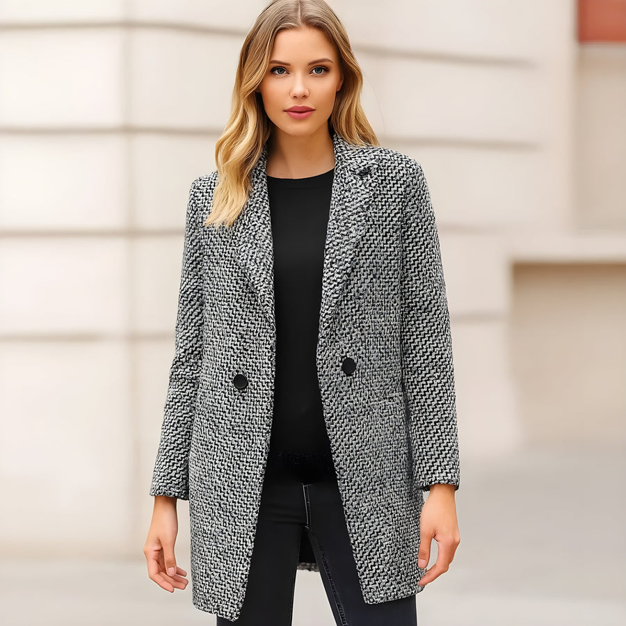 Caterinella™ | Manteau long en laine – Élégance intemporelle, chaleur irrésistible