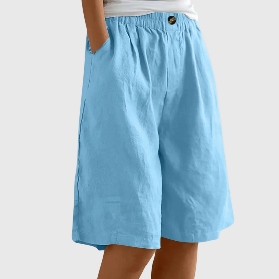 MADELEINE™ | Short Élégant à Taille Élastique