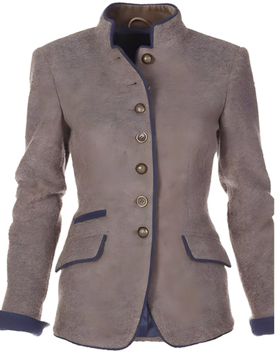 Amira™ | Cardigan élégant avec col haut