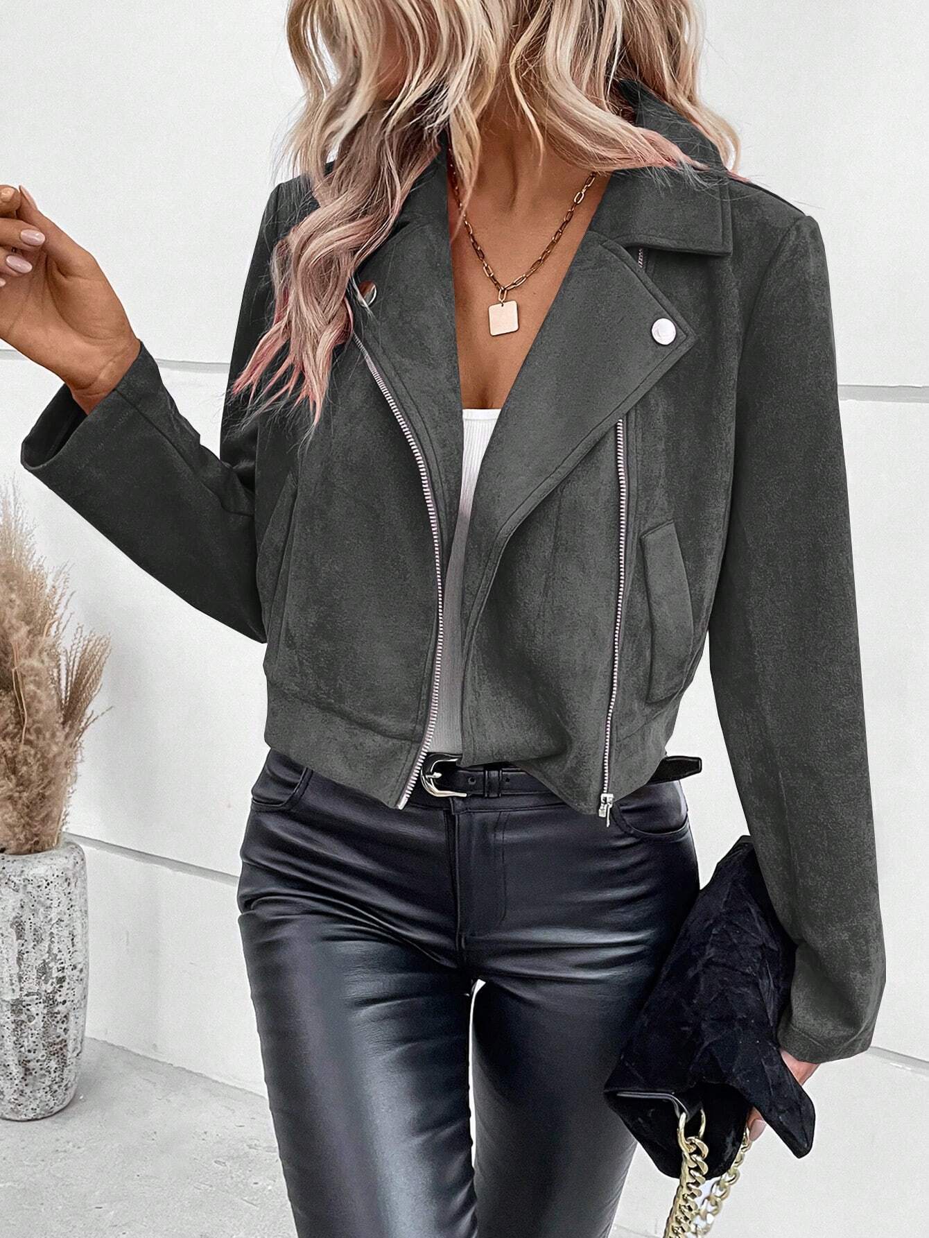 VERA™ | Veste élégante en suède
