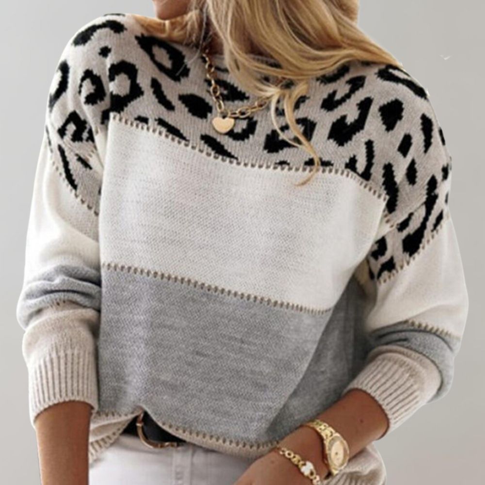Celeste™ | Pull Léopard Chic