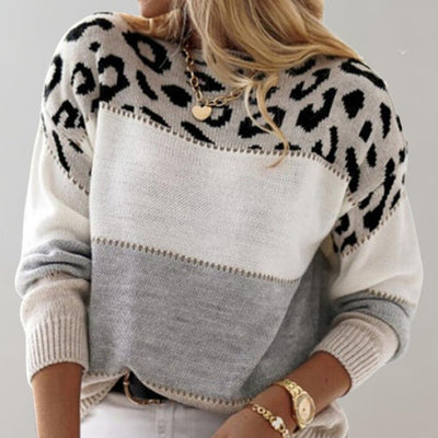 Celeste™ | Pull Léopard Chic