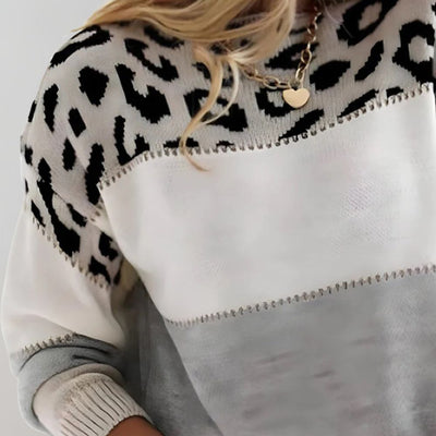 Celeste™ | Pull Léopard Chic