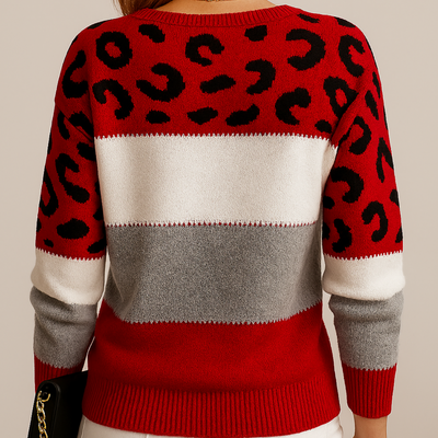 Celeste™ | Pull Léopard Chic