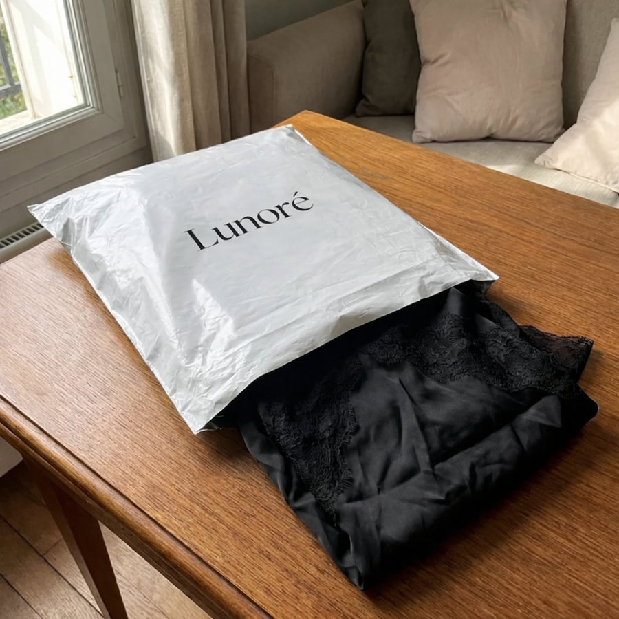 Klant draagt product