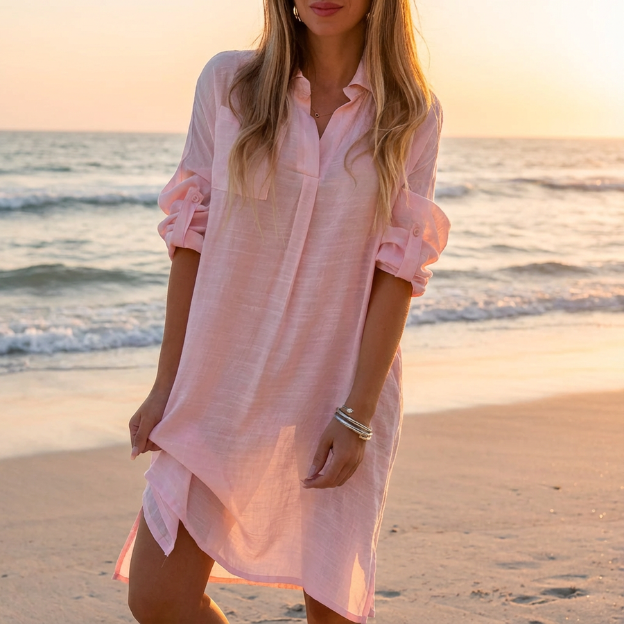 ALYSSA™ | Chemise Coton-Lin