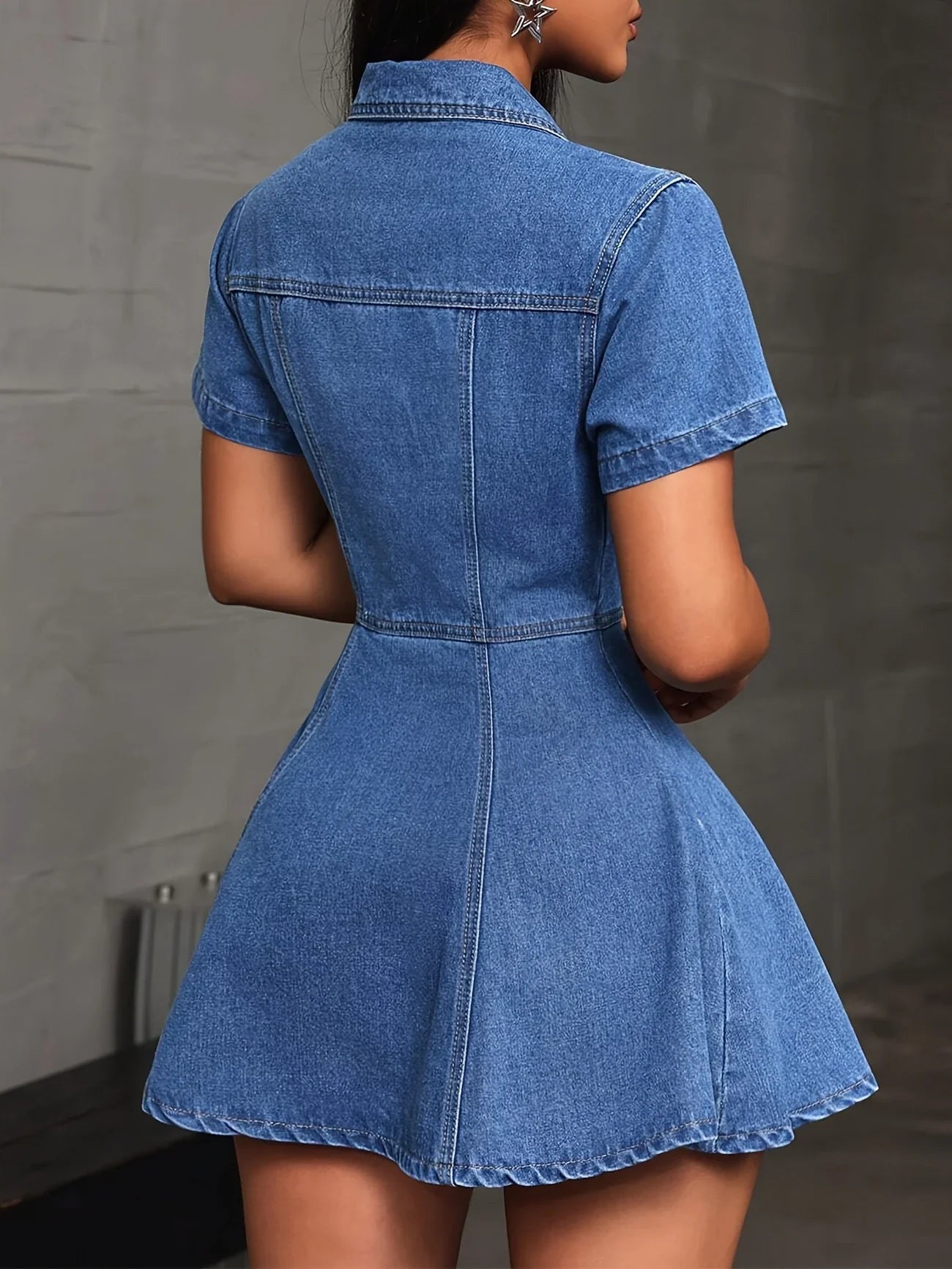 Tess™ | Robe en Jean Élégante