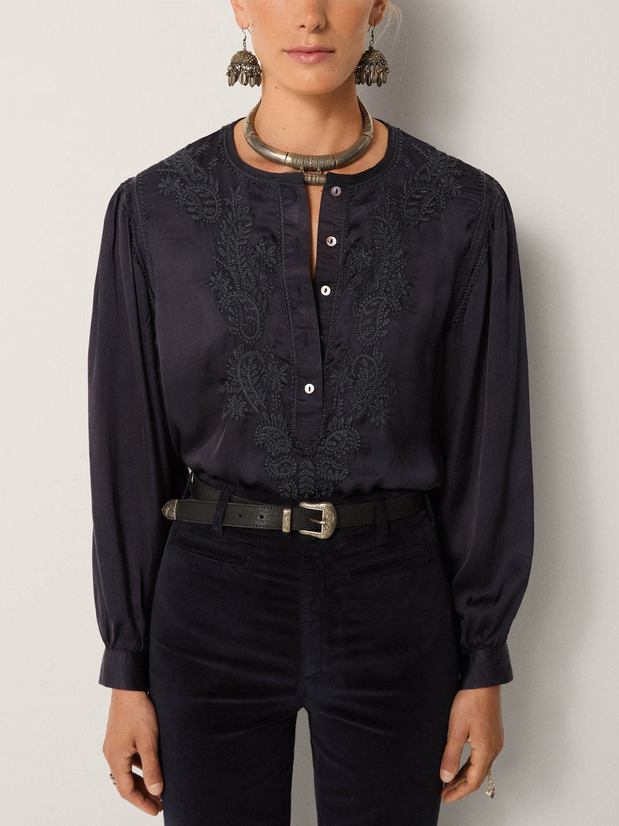 CLOTILDE™ | Blouse Azur Élégante