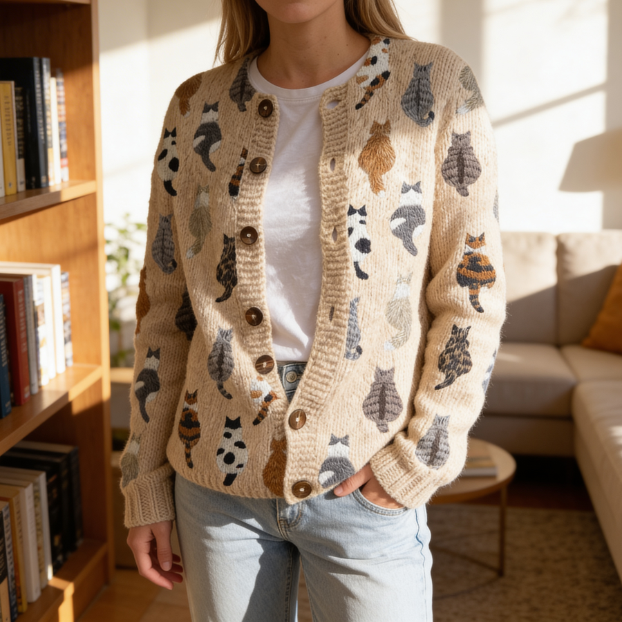 ÉLIANE™ | Cardigan Artistique