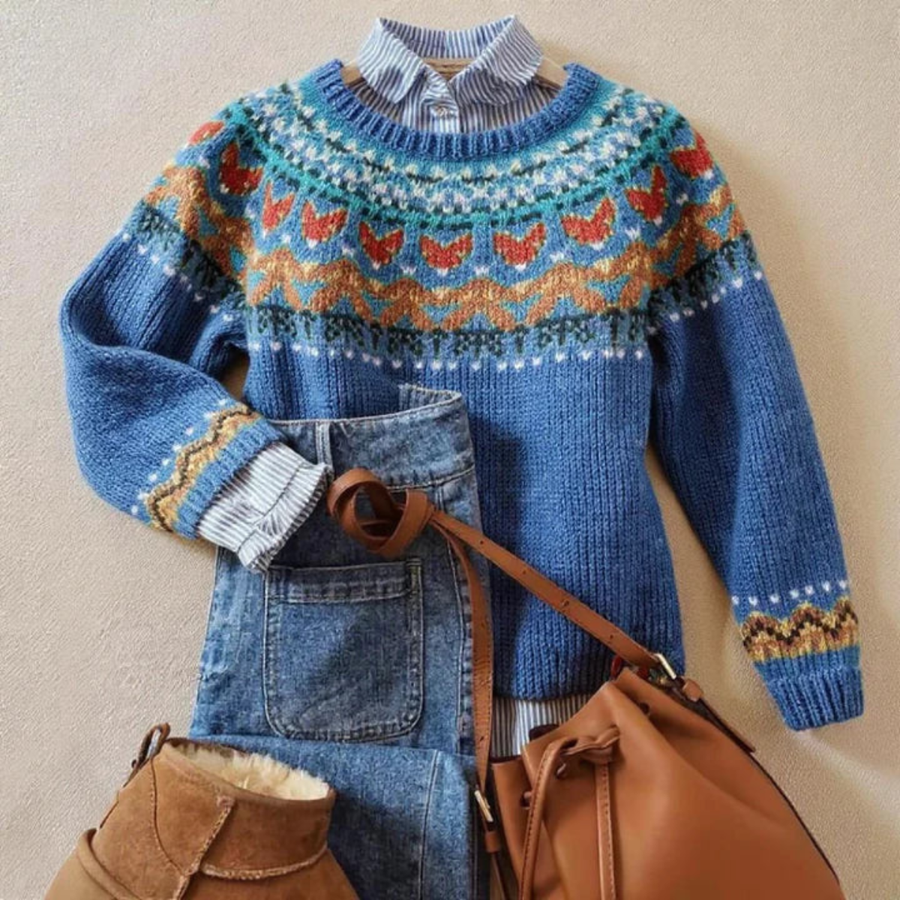 LOUISE™ | Pull Tricoté Vintage