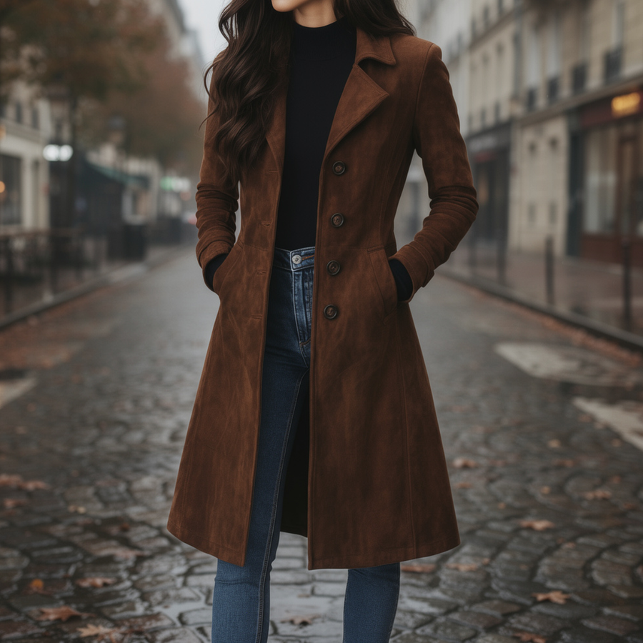 ASTRID™ | Long Manteau Élégant