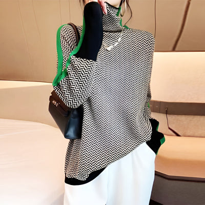 Alma™ | Col polo à rayures couture