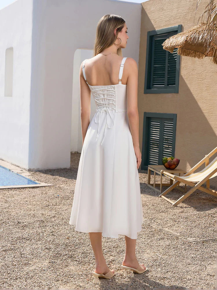 Elin™ | Robe blanche élégante