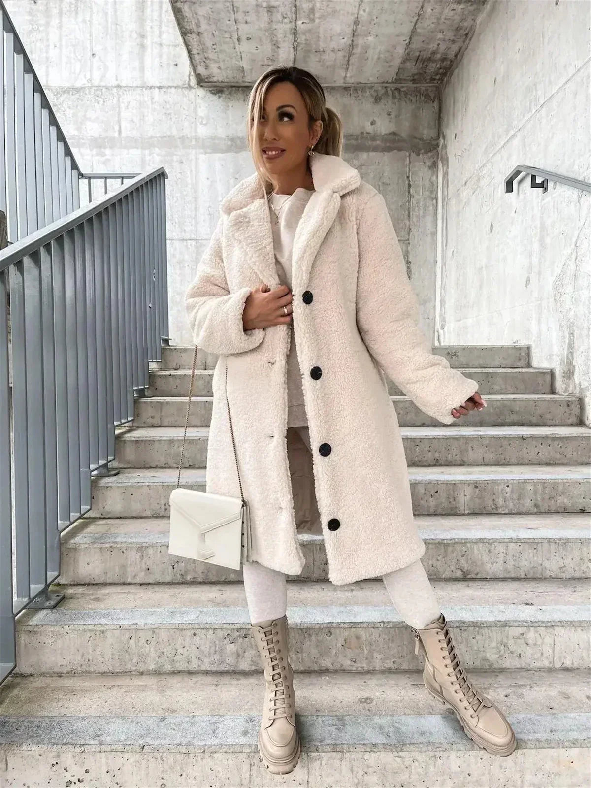 Isabelle™ | Veste teddy élégante