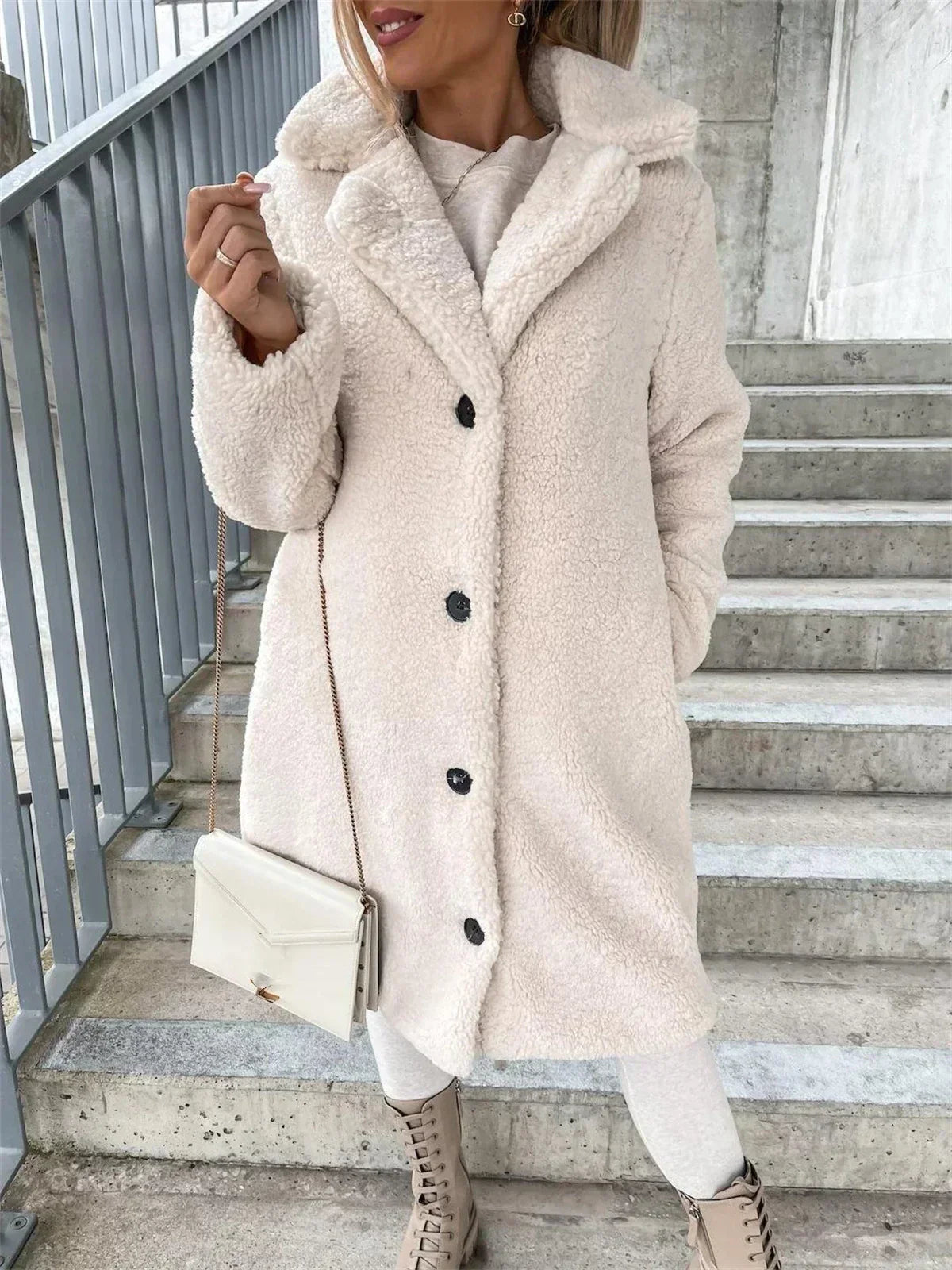 Isabelle™ | Veste teddy élégante