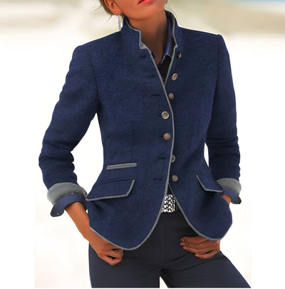 Amira™ | Cardigan élégant avec col haut