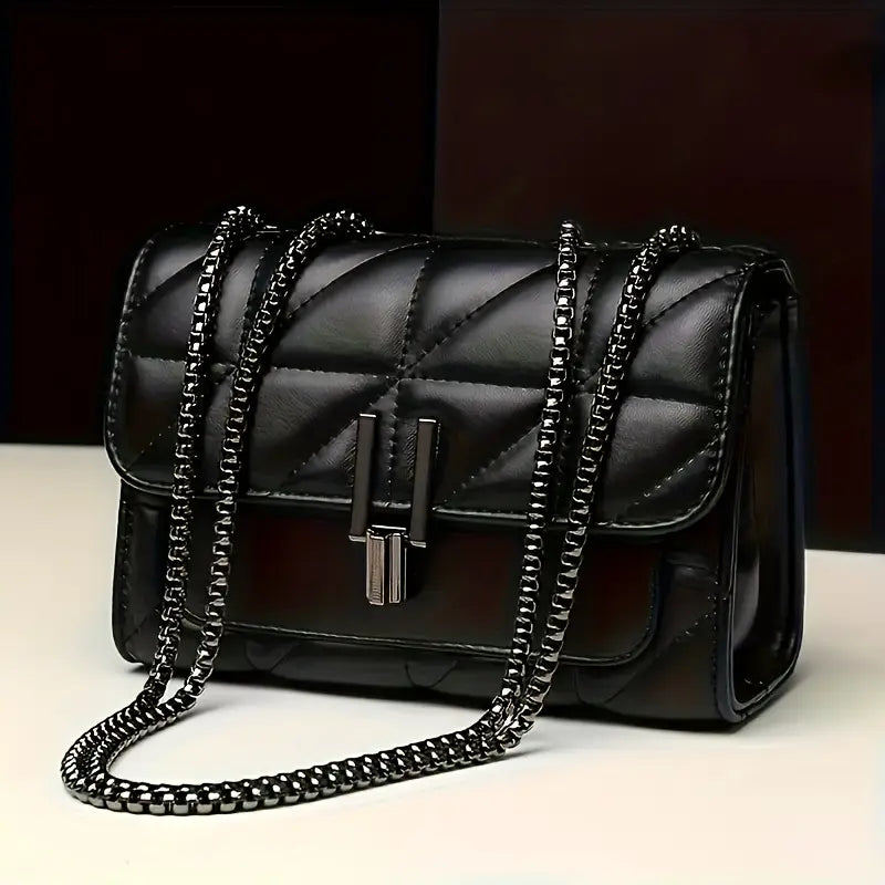Celine™ | Sac à bandoulière noir chic