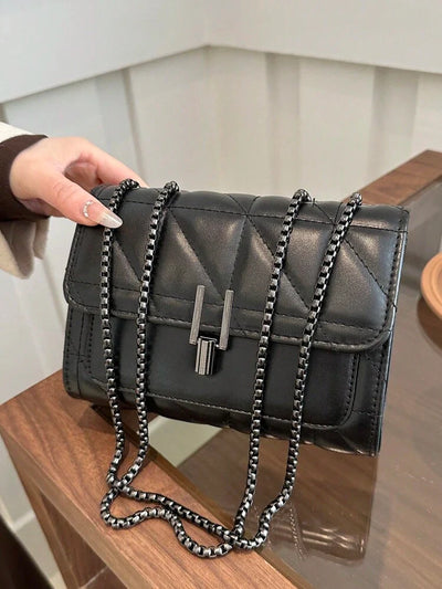 Celine™ | Sac à bandoulière noir chic