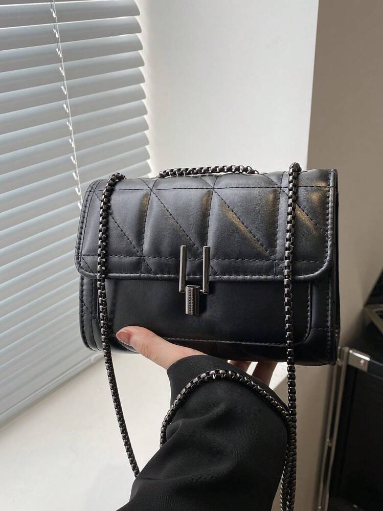 Celine™ | Sac à bandoulière noir chic
