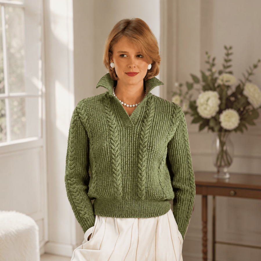 Wendy™ | Pull Torsadé Élégant