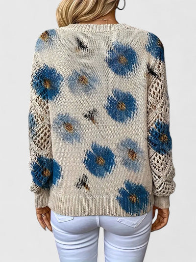 Sara™ | Sweater élégant avec motif floral