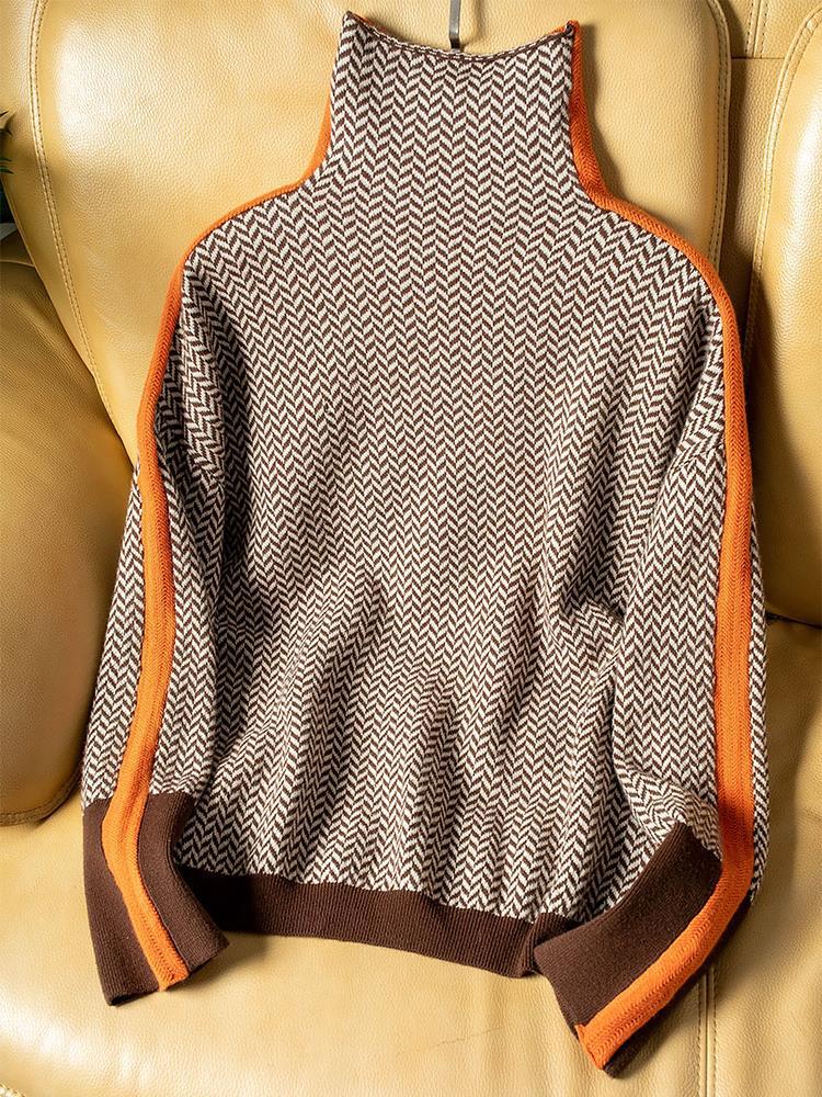 Alma™ | Col polo à rayures couture