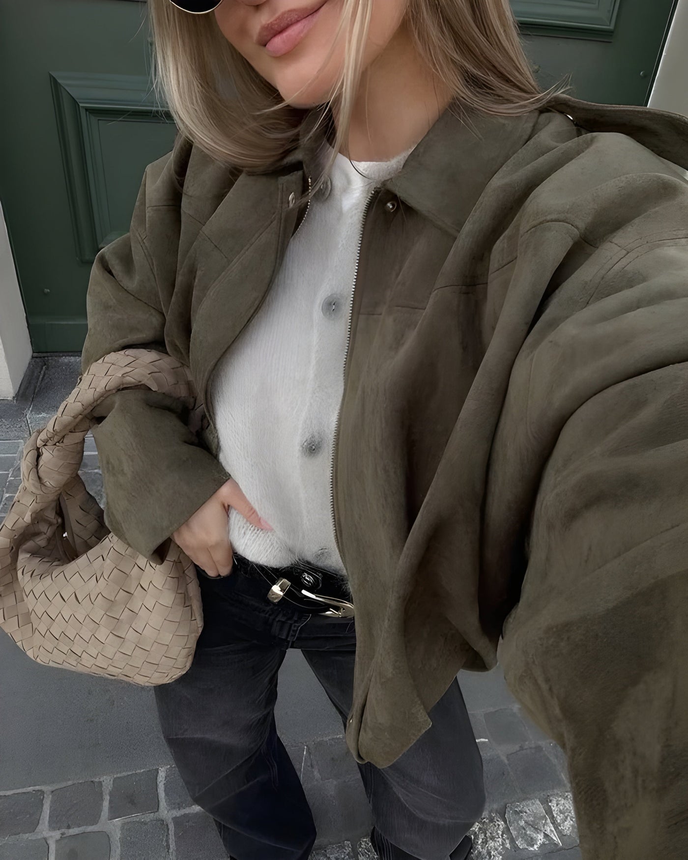 Camilla™ | Veste bomber en suédine élégante