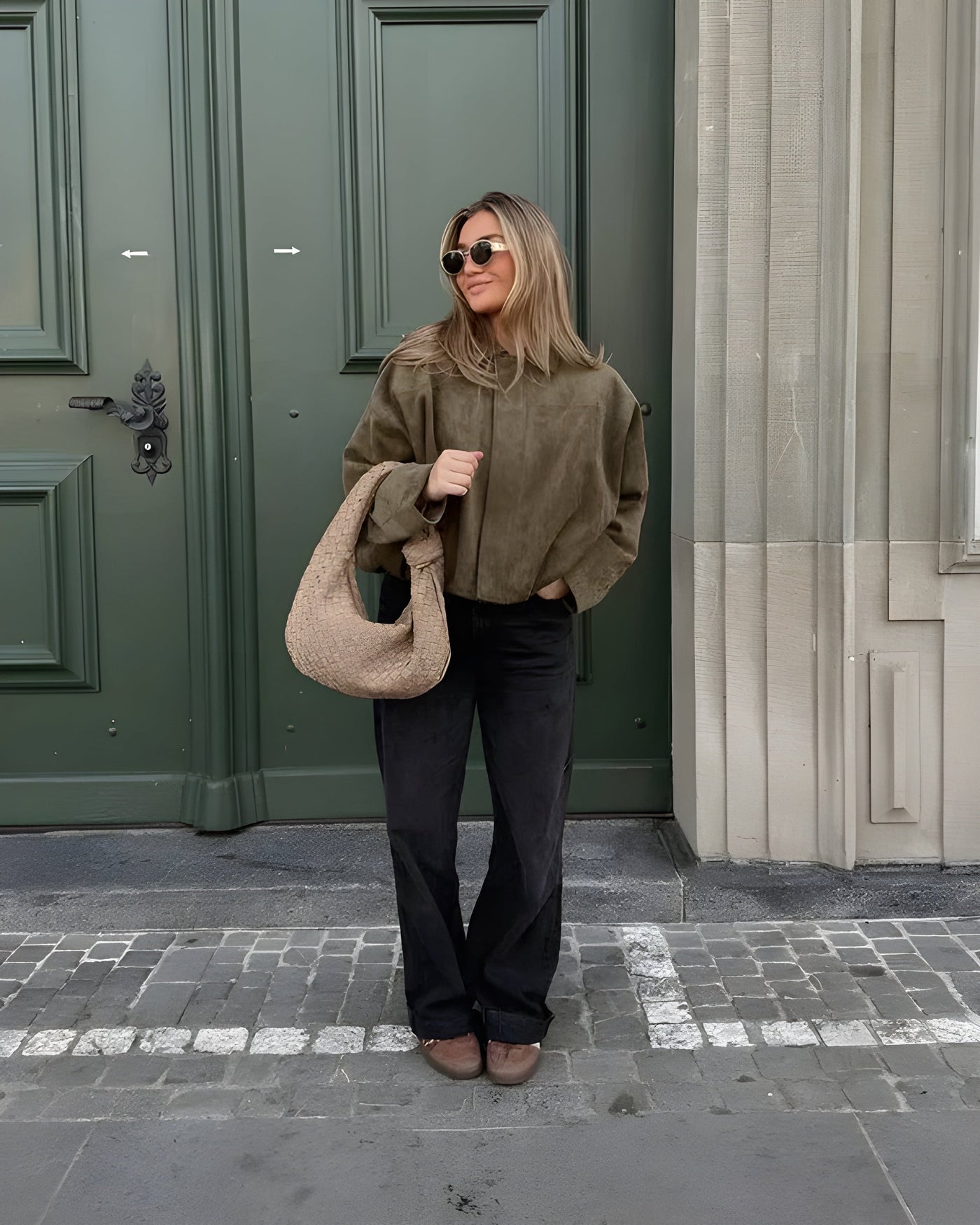 Camilla™ | Veste bomber en suédine élégante