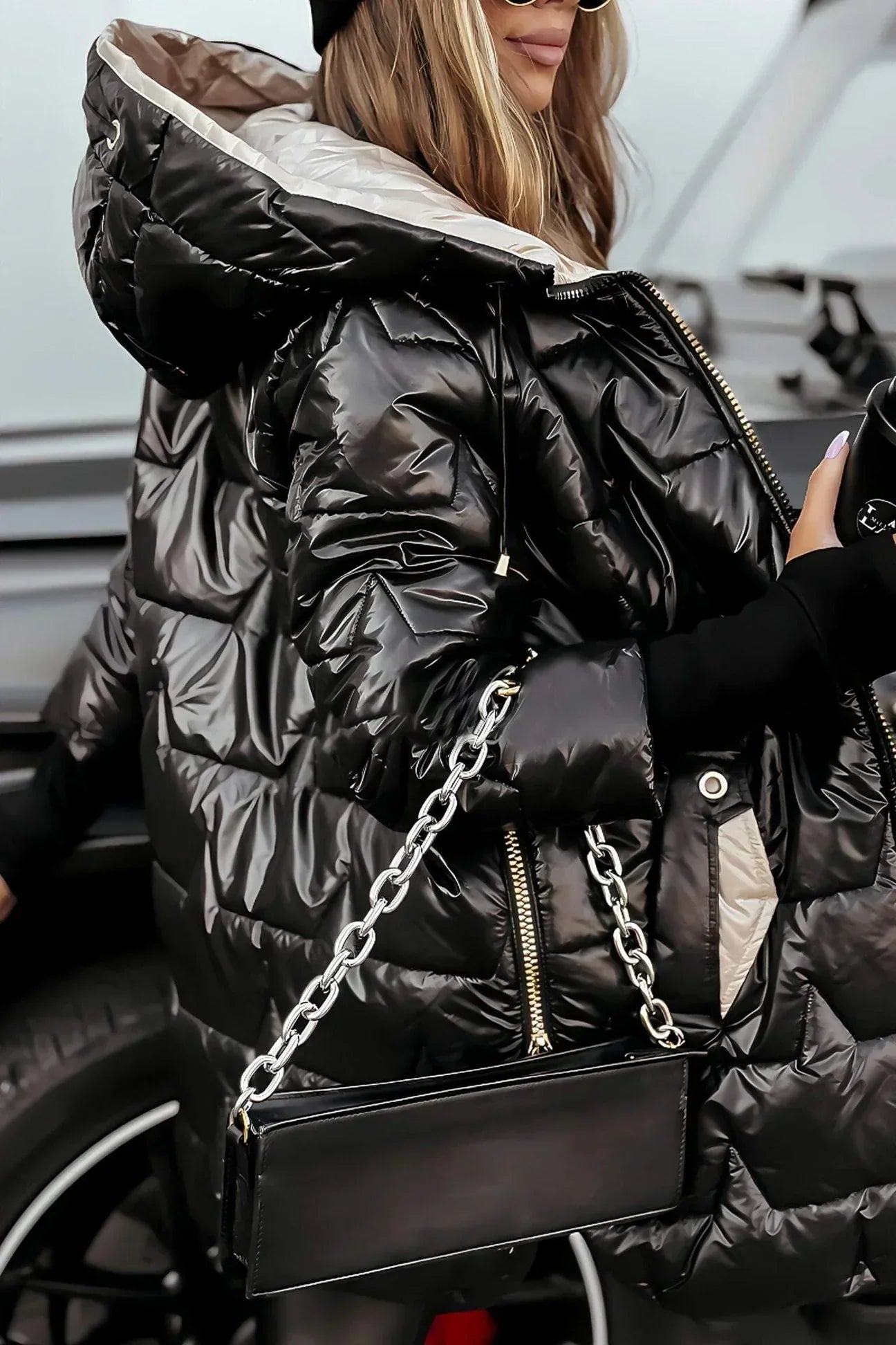 Selina™ | Manteau d'hiver élégant avec capuche et rembourrage