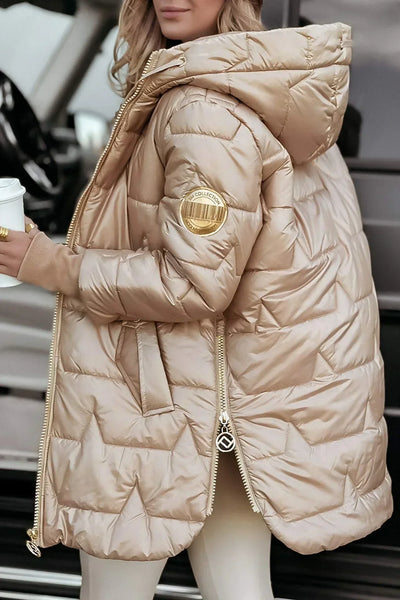 Selina™ | Manteau d'hiver élégant avec capuche et rembourrage