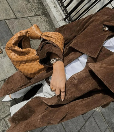 Colette™ | Trench-coat en suède vintage