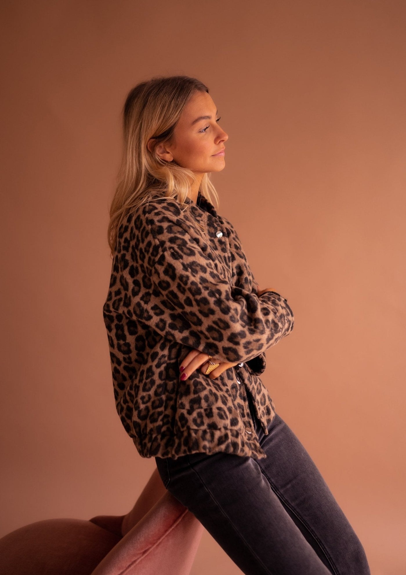 Lola™ | Veste tendance à imprimé léopard