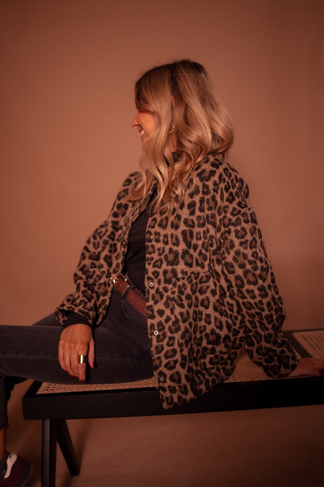 Lola™ | Veste tendance à imprimé léopard