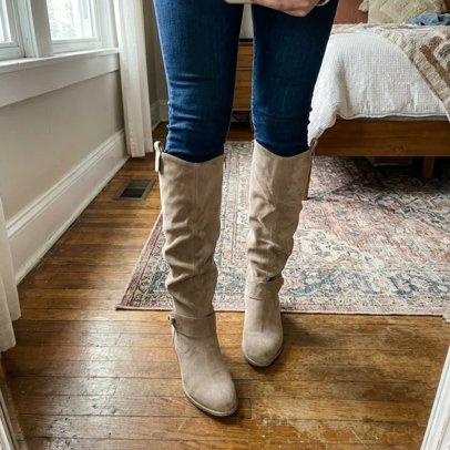 Klant draagt product